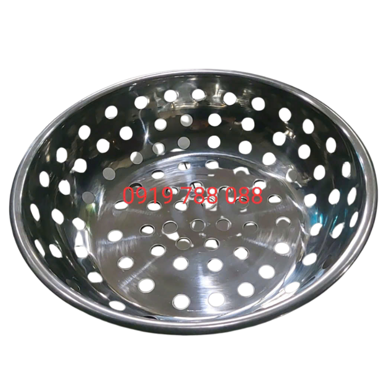 Rổ inox 40 đáy lớn