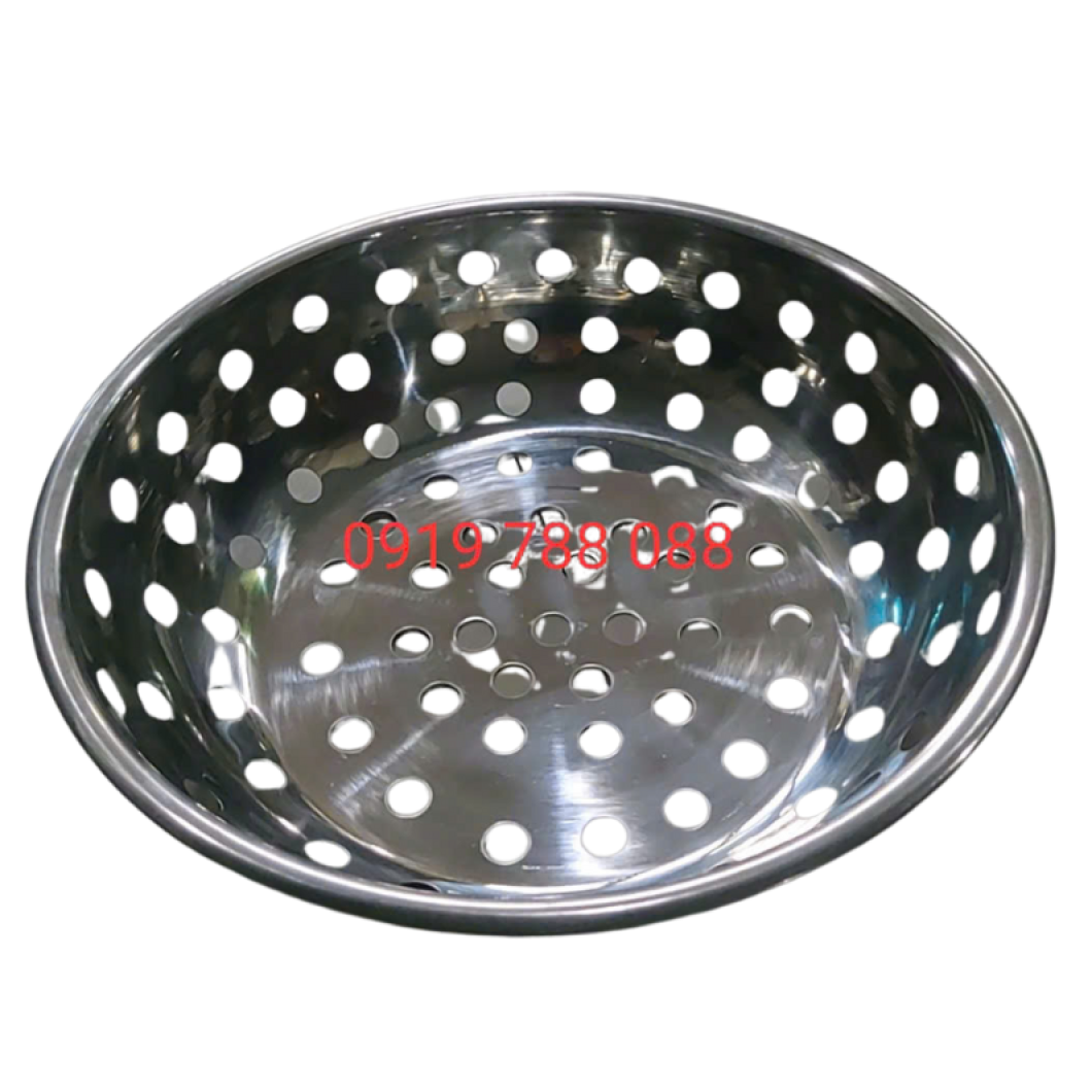 Rổ inox 40 đáy lớn