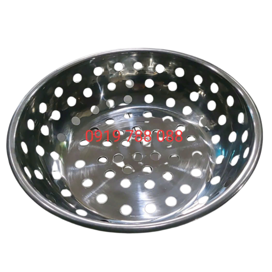 Rổ inox 40 đáy lớn